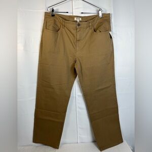 Goodthreads Men’s 5 Pockets Khaki Beige Straight Leg Pants Size 40/29 New